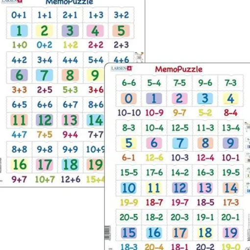 Sale Larsen Memo Puslespil - Plus / Minus