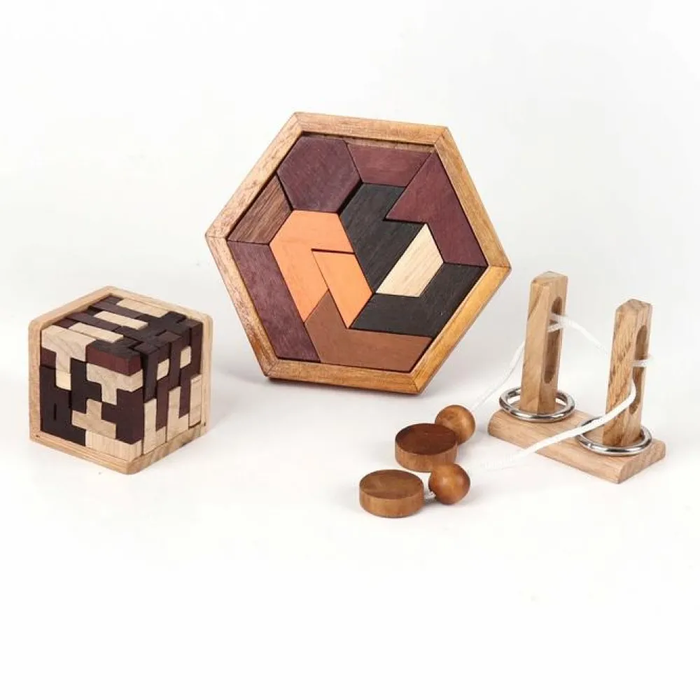 Sale Mensa IQ puslespil - 3-i-1 Brain Bogglers