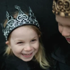 Discount Great Pretenders Middelalder krone - Sølv/sort