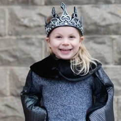 Discount Great Pretenders Middelalder krone - Sølv/sort