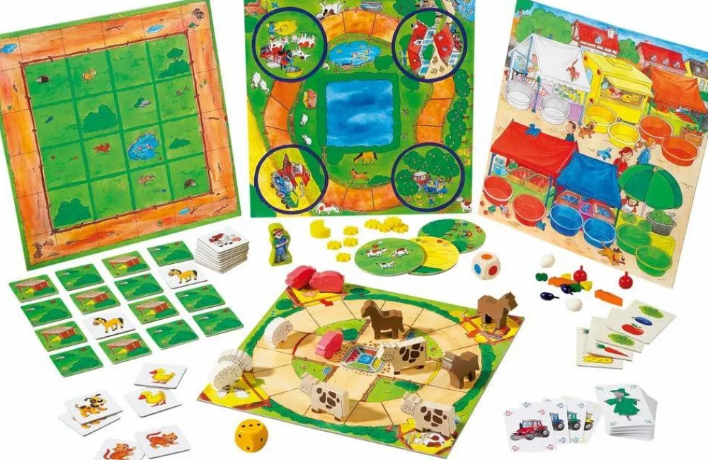 Clearance Haba Min første spil skat - Inkl. 10 spil