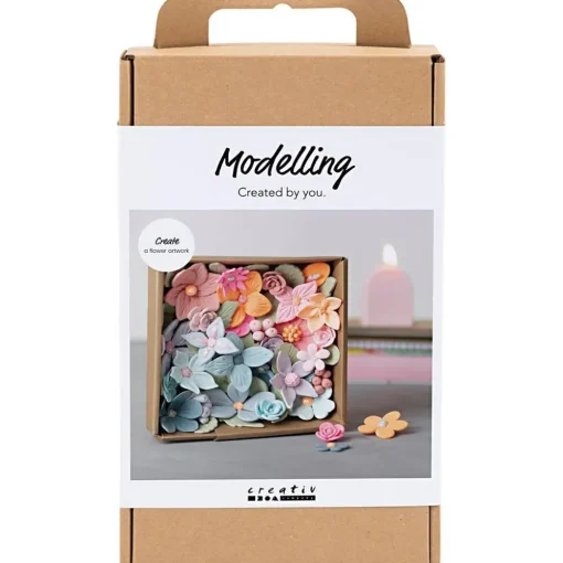Hot Creativ Company Modelleringskit - Blomster i ramme