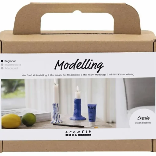 Outlet Creativ Company Modelleringskit - Lav dine egne lysestager, 2 stk