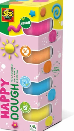 Clearance SES Creative Modellervoks - Happy, 4 x 90 gr.