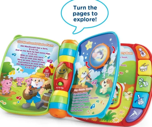 Sale vtech Musikbog med børnesange