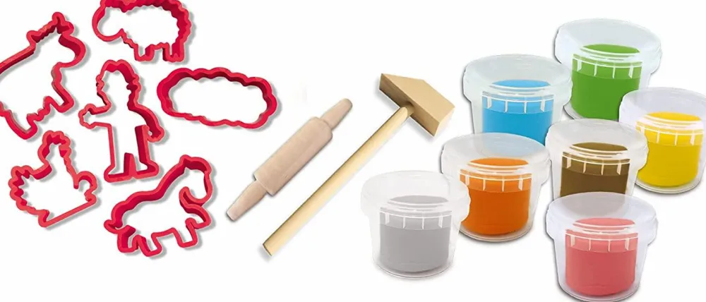 Outlet SES Creative My First - Modellervoks megasæt inkl. redskaber