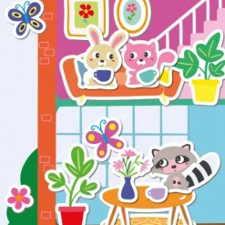 Best SES Creative My First - Plakat med klistermærker - Mit hus