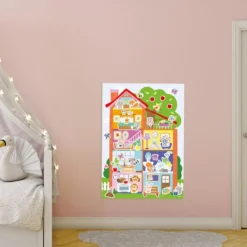 Best SES Creative My First - Plakat med klistermærker - Mit hus