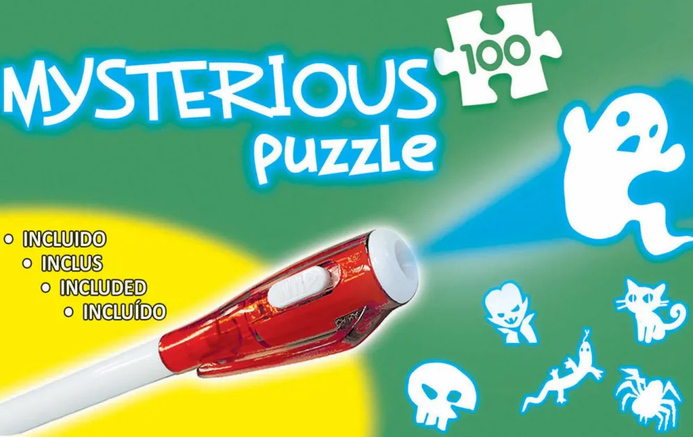 Clearance educa Observationspuslespil 100 brk, UV - Spøgelseshus