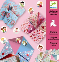 Clearance Djeco Origami - Flip-flappere i lyse farver