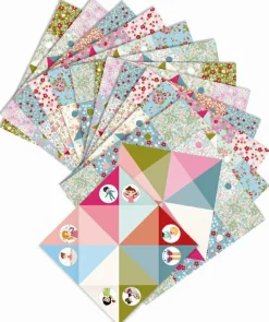 Clearance Djeco Origami - Flip-flappere i lyse farver