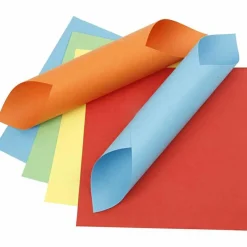 Hot Creativ Company Origami 15 x 15 cm - Basisfarver, 10 ark