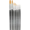 Hot Creativ Company Pensler Gold Line - Runde, 8 stk