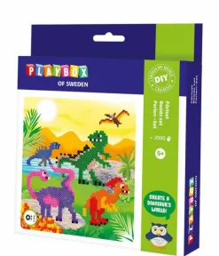 Playbox Perlesæt - Dinosaurer, 2.000 stk