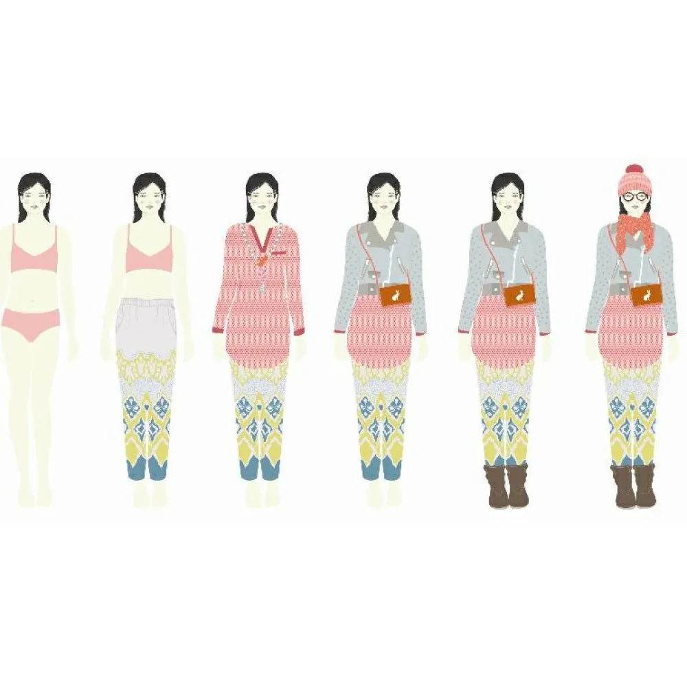 Djeco Påklædningsdukke - 100+ dele