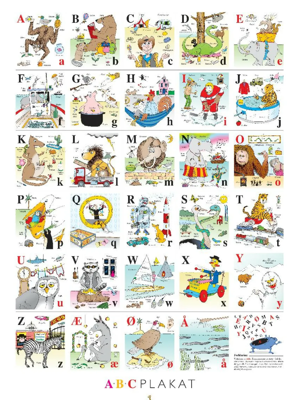 Best Plakat 60 x 80 cm. - ABC