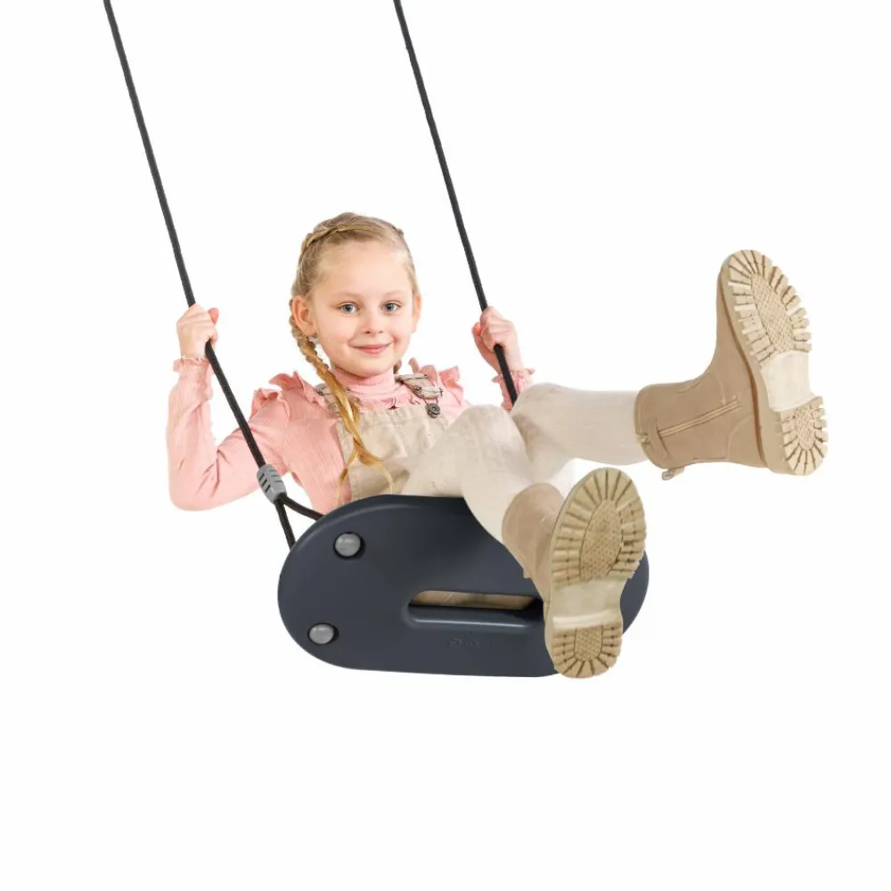 Hot DICE Plastgynge 45 x 24 cm - Antracit (sort reb)