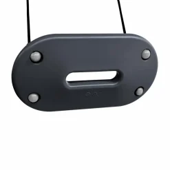 Hot DICE Plastgynge 45 x 24 cm - Antracit (sort reb)