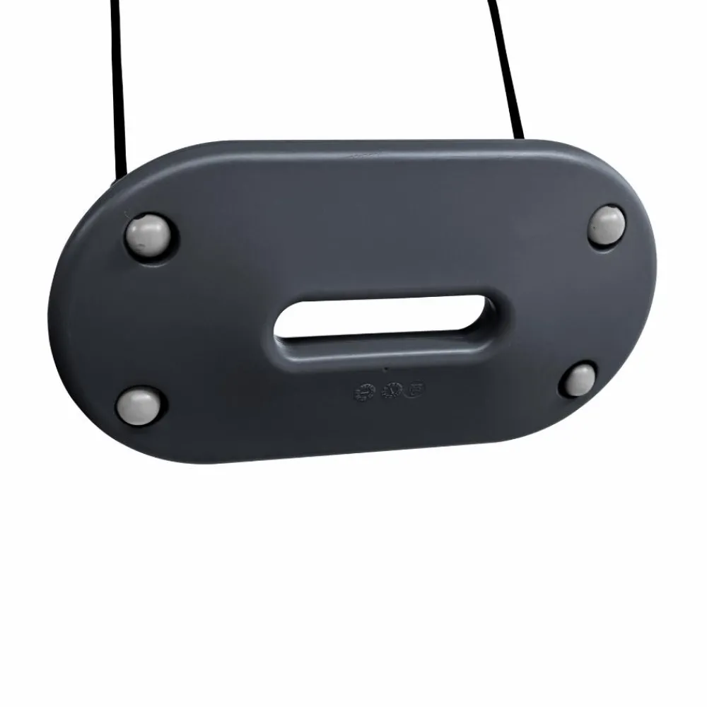 Hot DICE Plastgynge 45 x 24 cm - Antracit (sort reb)