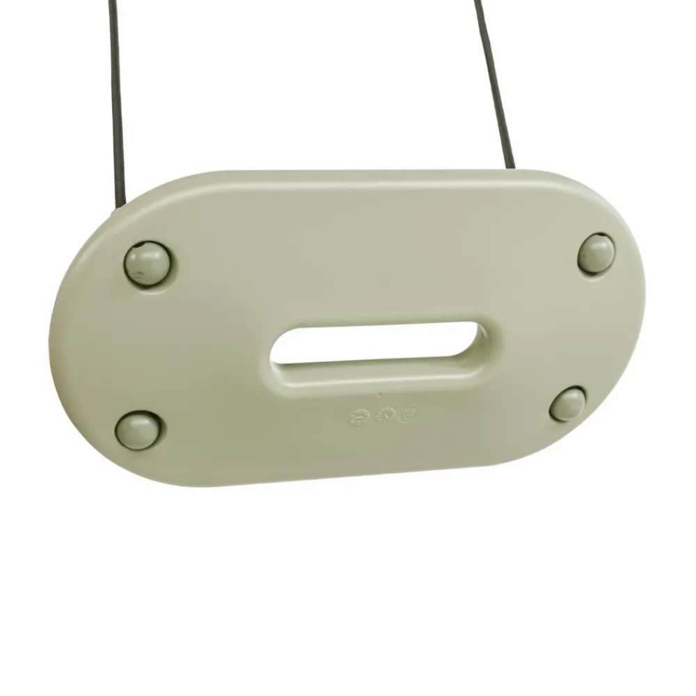 Discount DICE Plastgynge 45 x 24 cm - Salviegrøn (sort reb)