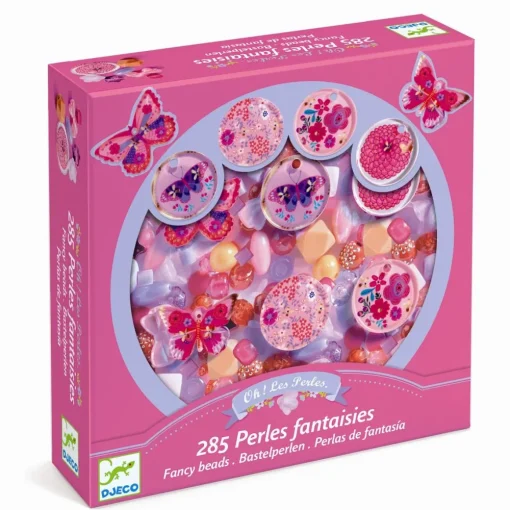 Clearance Djeco Plastperler - Sommerfugle, 285 stk