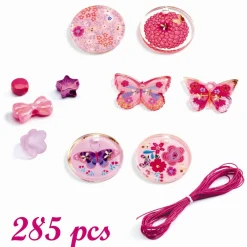 Clearance Djeco Plastperler - Sommerfugle, 285 stk
