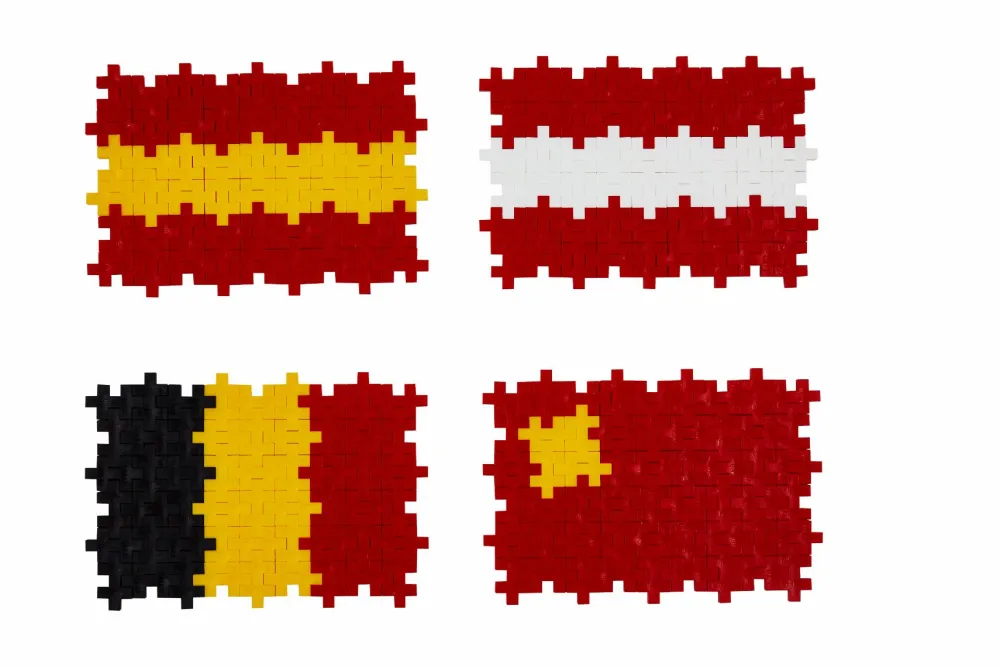 Best Plus-Plus - Lær at bygge verdensflag, 700 stk