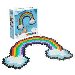 New Plus-Plus - Puzzle By Number, Regnbue 500 stk