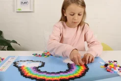 New Plus-Plus - Puzzle By Number, Regnbue 500 stk