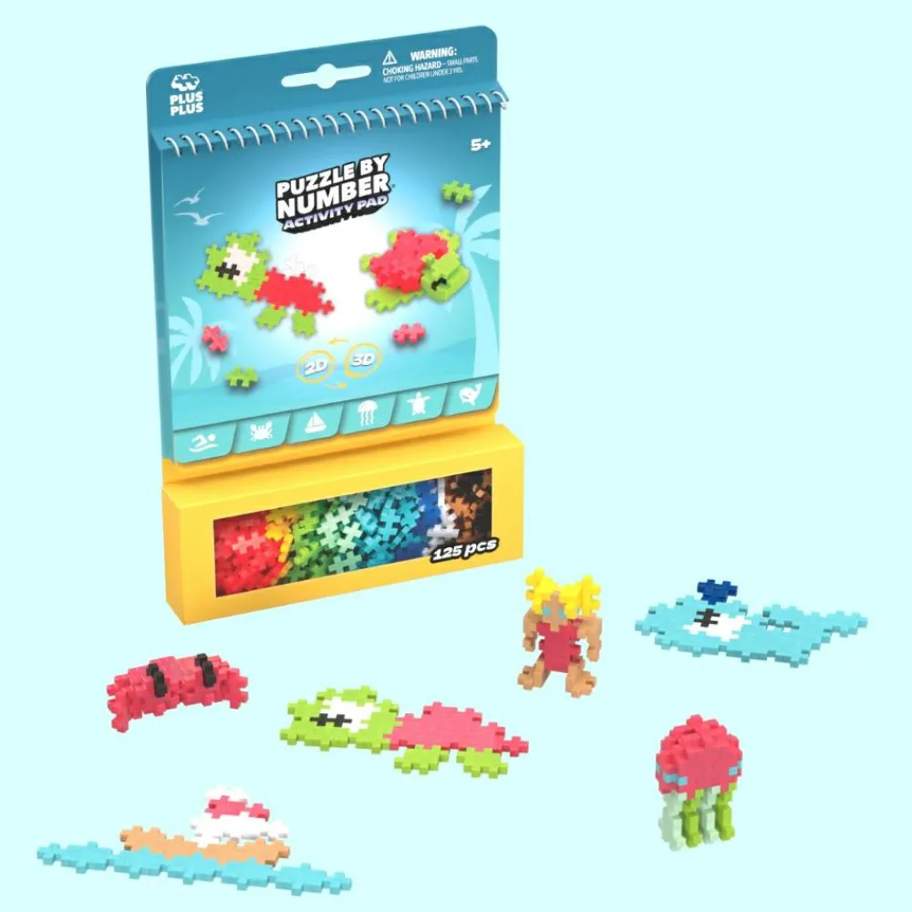 Outlet Plus-Plus aktivitetssæt - Under havet, 125 stk