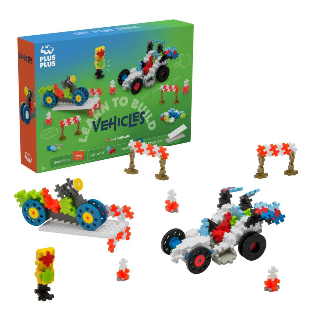 Discount Plus-Plus Go! - Lær at bygge køretøjer, 500 stk.