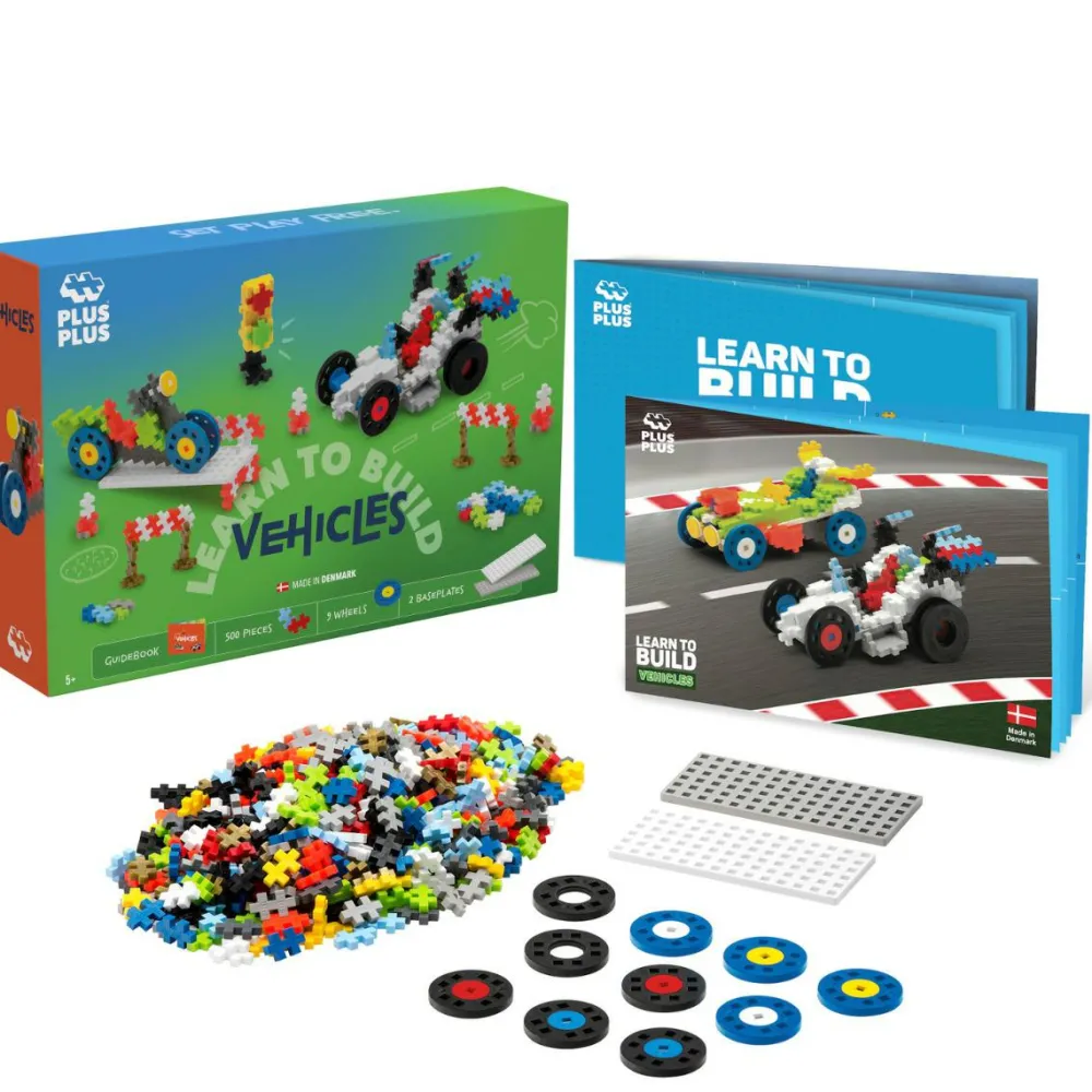 Discount Plus-Plus Go! - Lær at bygge køretøjer, 500 stk.