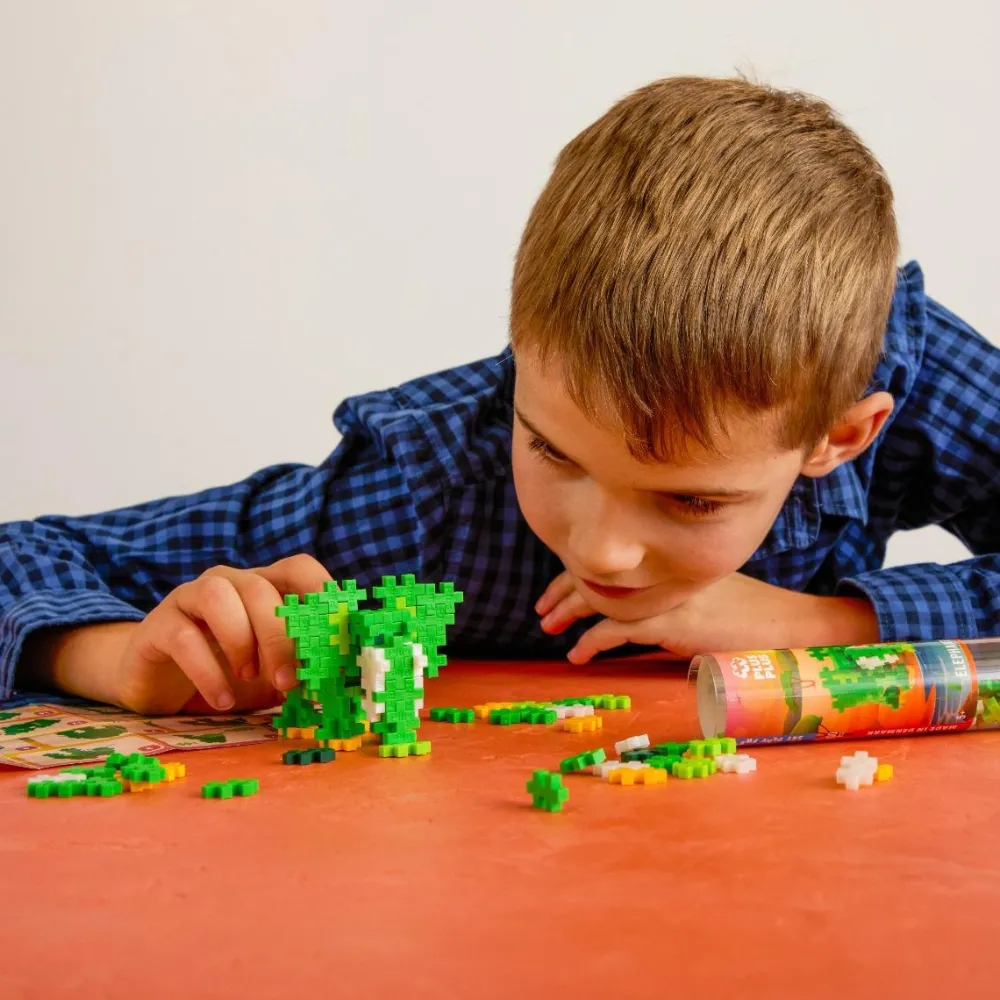 Discount Plus-Plus i rør - Elefant, 100 stk