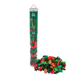 Clearance Plus-Plus i rør - Jungle Mix, 100 stk
