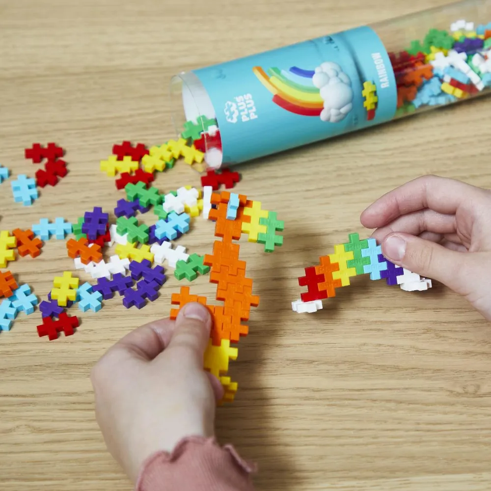 Best Plus-Plus i rør - Rainbow Mix, 240 stk