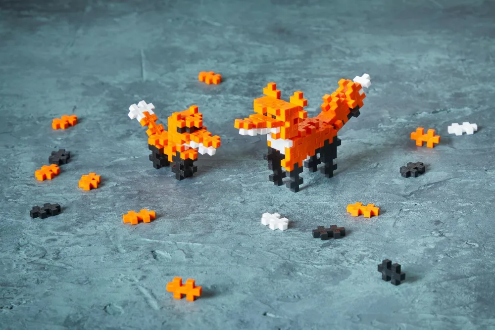 New Plus-Plus i rør - Ræv, 100 stk