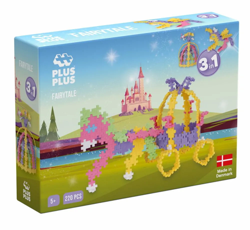 New Plus-Plus Pastel - 3-i-1 Eventyr, 220 stk