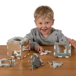 Online Polydron - Mit første byggesæt m. spejle, 16 dele