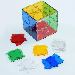Hot Polydron byggesæt Crystal, 164 dele
