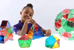 Hot Polydron byggesæt Crystal, 164 dele