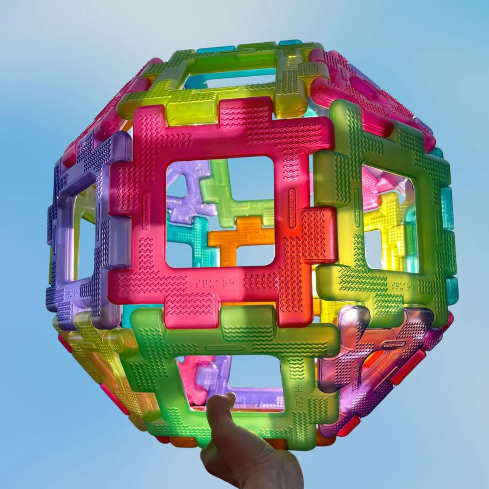 Best Polydron Large - Transparent, 60 dele