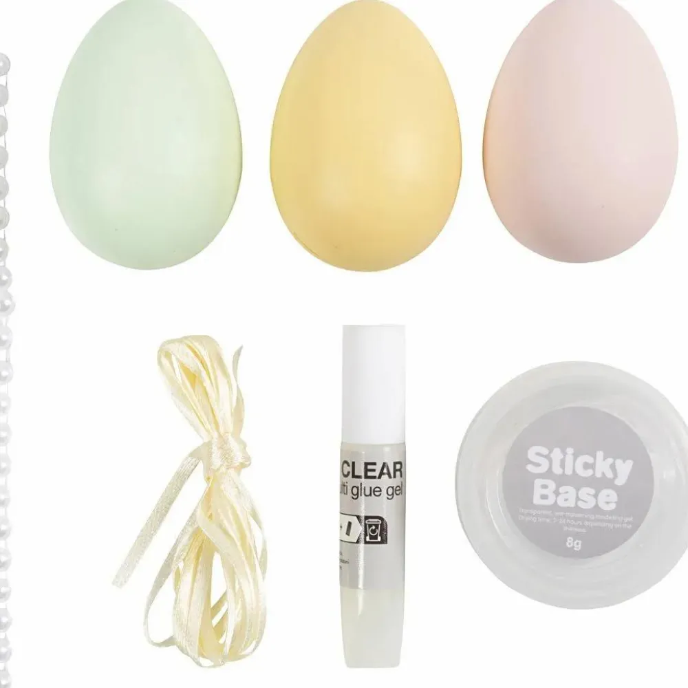 Hot Creativ Company Påskepose - Dekorer pastelæg, 3 stk