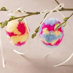 Online Creativ Company Påskepose - Lav pompon påskeæg, 2 stk