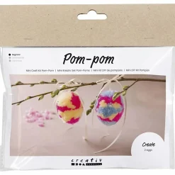 Online Creativ Company Påskepose - Lav pompon påskeæg, 2 stk