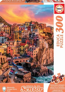 Clearance educa Puslespil m. 300 brikker - Cinque Terre, Italien