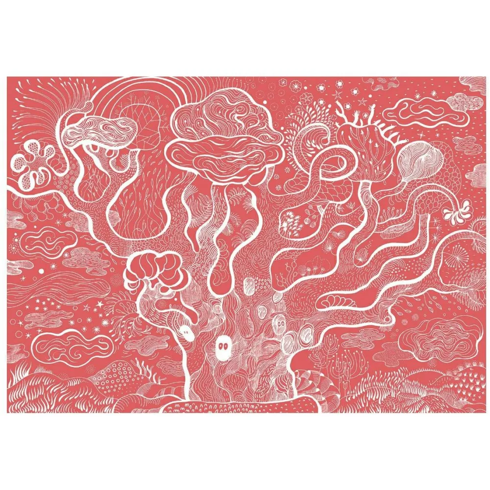 Clearance Djeco Puslespil m. 100 brikker - Det fortryllede træ