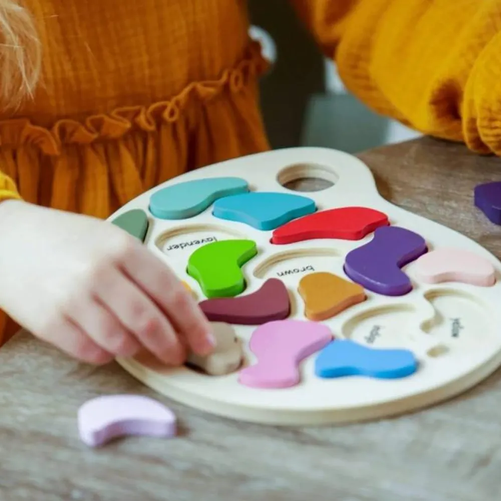 Outlet Puslespil m. 18 brikker - Kunstnerens palet