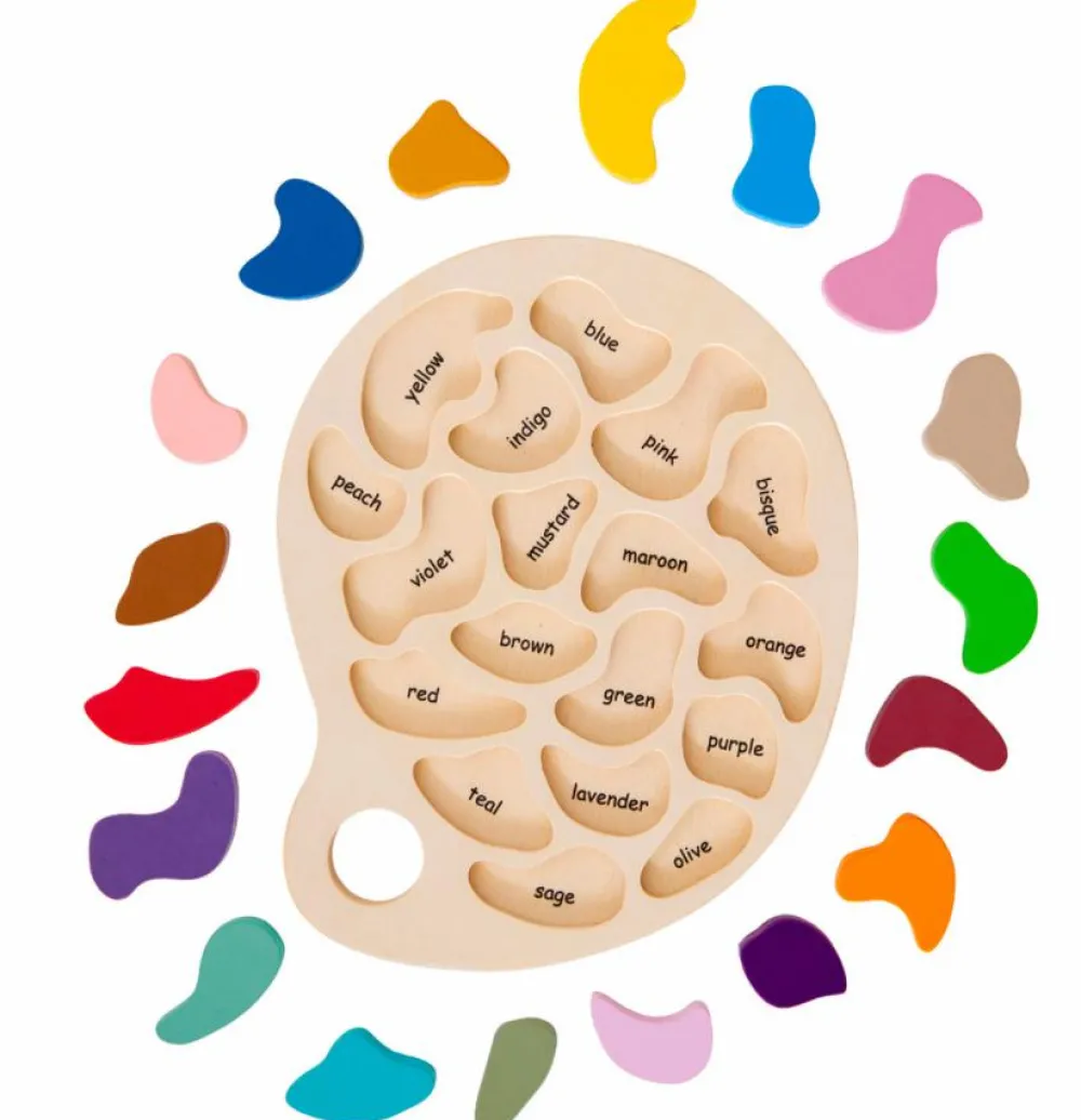 Outlet Puslespil m. 18 brikker - Kunstnerens palet