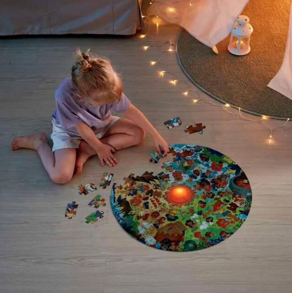 Best Hape Puslespil m. 100 brikker - Stenalderen