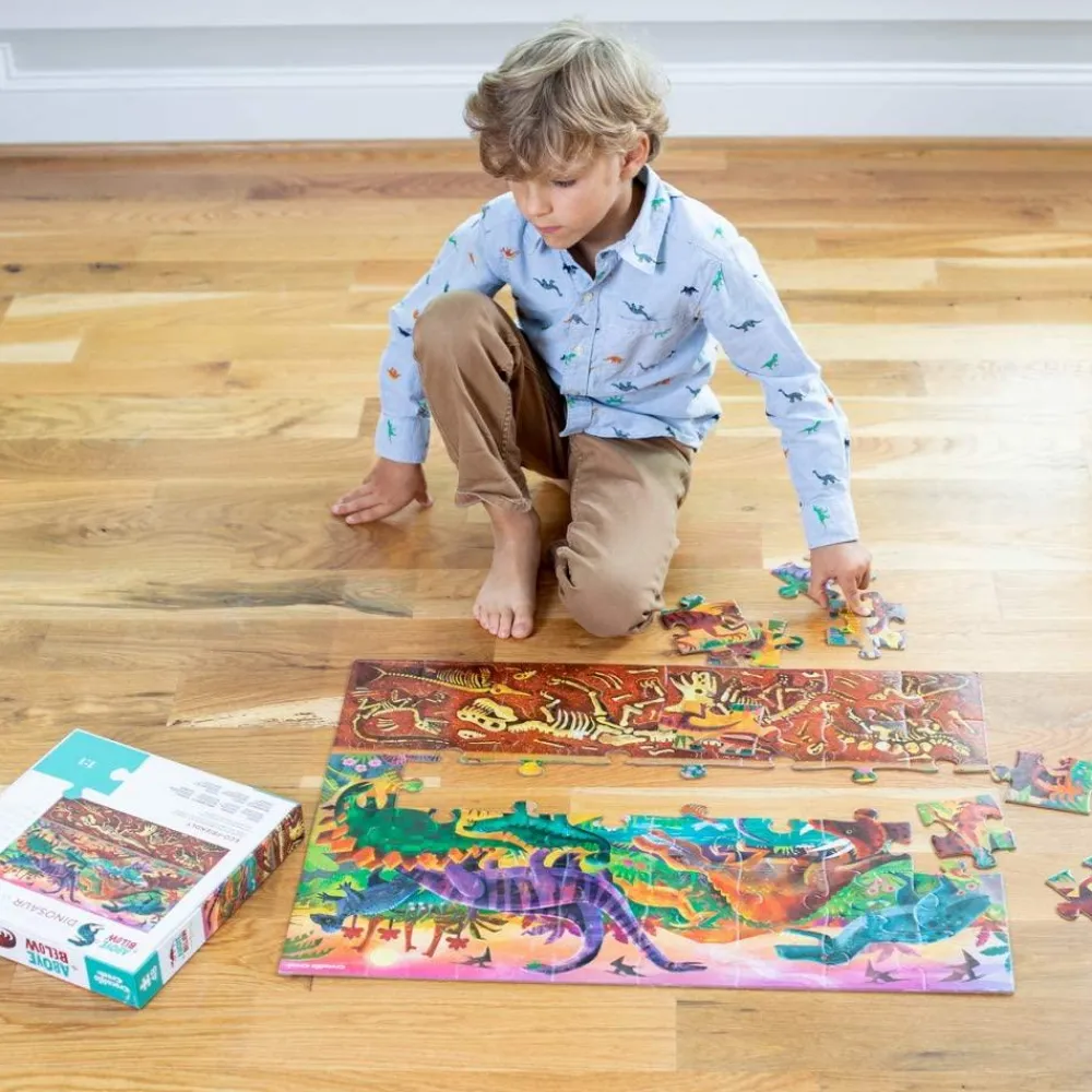 Outlet Crocodile Creek Puslespil m. 48 brk. - Over/Under - Dino World